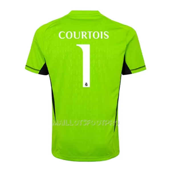 Maillot Gardien Real Madrid Thibaut Courtois 1 Enfant Domicile 2023-24