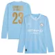 Maillot Manches Longues Manchester City Champions of Europe Homme Domicile 2023-24