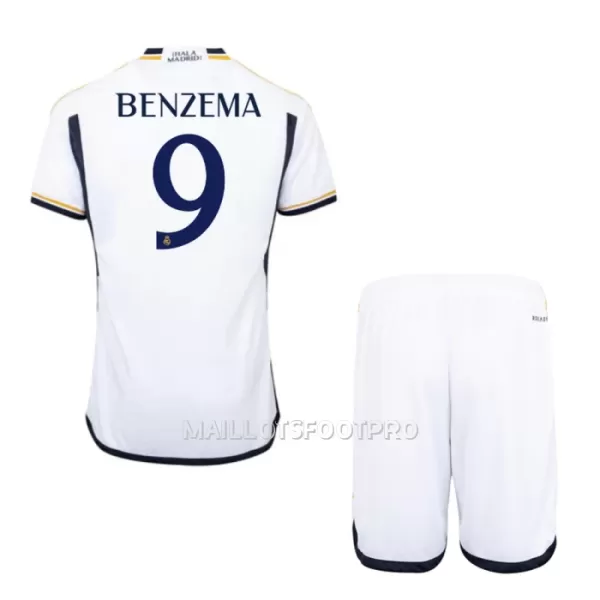 Maillot Real Madrid Benzema 9 Enfant Domicile 2023-24