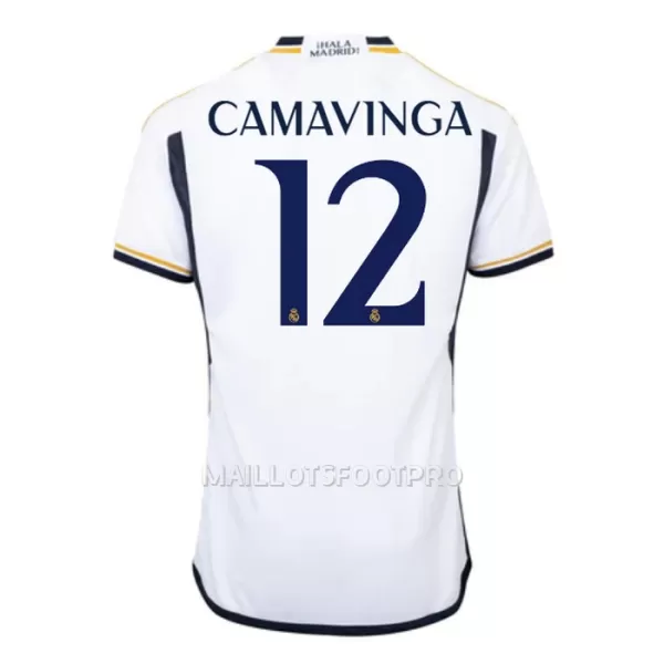 Maillot Real Madrid Camavinga 12 Homme Domicile 2023-24