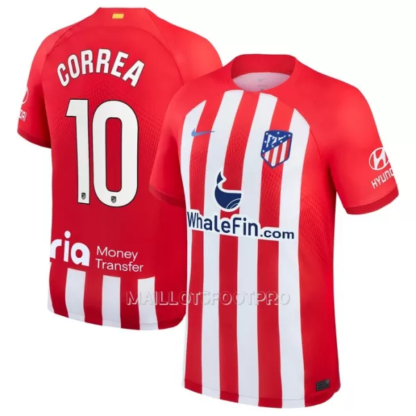 Maillot Atlético Madrid Correa 10 Homme Domicile 2023-24