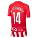 Maillot Atlético Madrid M. Llorente 14 Enfant Domicile 2023-24