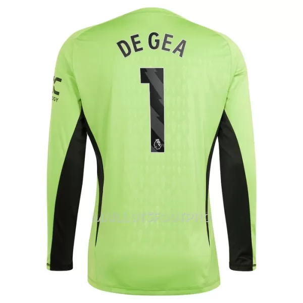 Maillot Gardien Manchester United De Gea 1 Enfant Domicile 2023-24 Manches Longues