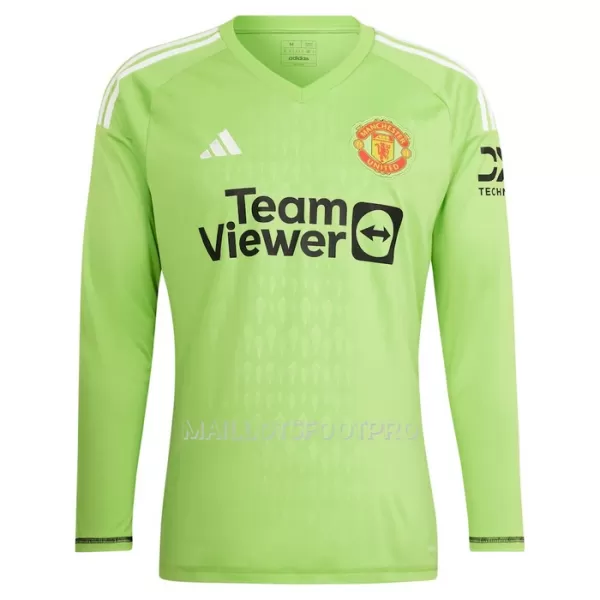 Maillot Gardien Manchester United De Gea 1 Enfant Domicile 2023-24 Manches Longues