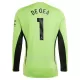 Maillot Gardien Manchester United De Gea 1 Homme Domicile 2023-24 Manches Longues