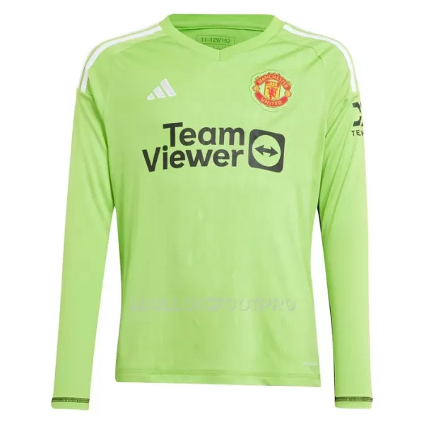 Maillot Gardien Manchester United Heaton 22 Homme Domicile 2023-24 Manches Longues