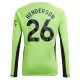 Maillot Gardien Manchester United Henderson 26 Homme Domicile 2023-24 Manches Longues