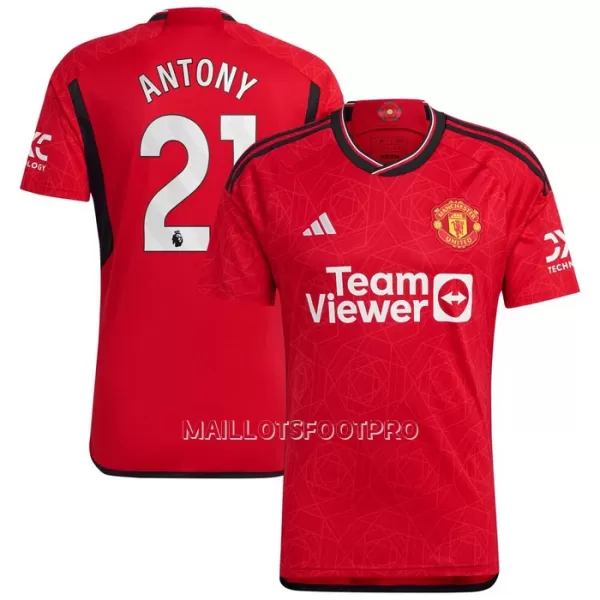 Maillot Manchester United Antony 21 Homme Domicile 2023-24