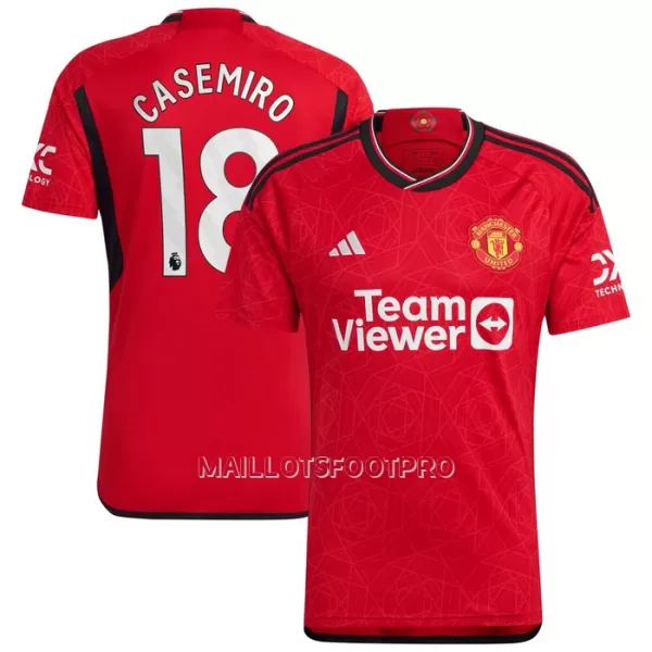 Maillot Manchester United Casemiro 18 Homme Domicile 2023-24