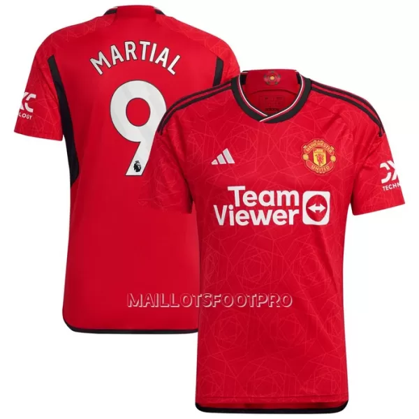 Maillot Manchester United Martial 9 Homme Domicile 2023-24