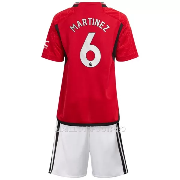 Maillot Manchester United Martinez 6 Enfant Domicile 2023-24