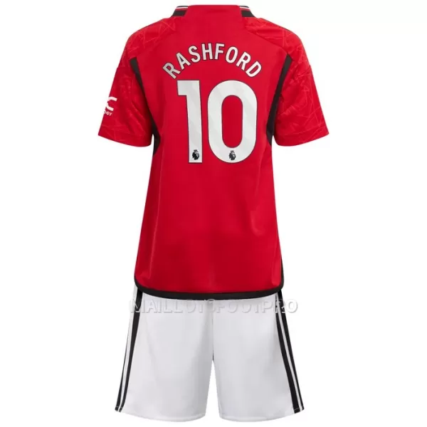 Maillot Manchester United Rashford 10 Enfant Domicile 2023-24