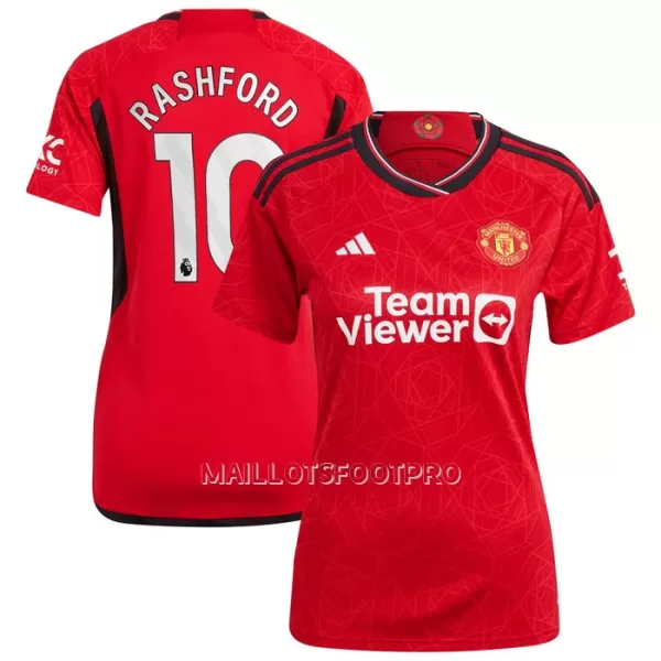 Maillot Manchester United Rashford 10 Femme Domicile 2023-24