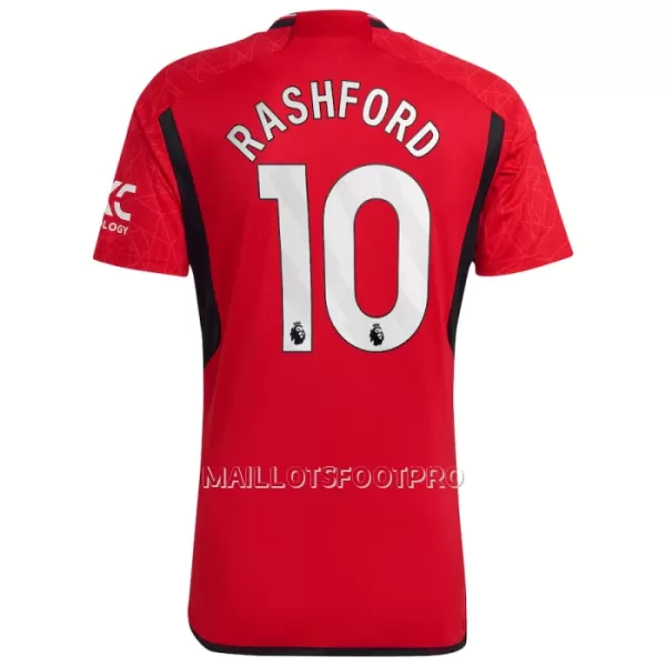 Maillot Manchester United Rashford 10 Homme Domicile 2023-24