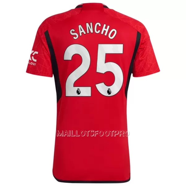 Maillot Manchester United Sancho 25 Homme Domicile 2023-24