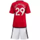 Maillot Manchester United Wan-Bissaka 29 Enfant Domicile 2023-24