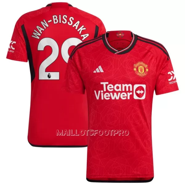 Maillot Manchester United Wan-Bissaka 29 Homme Domicile 2023-24