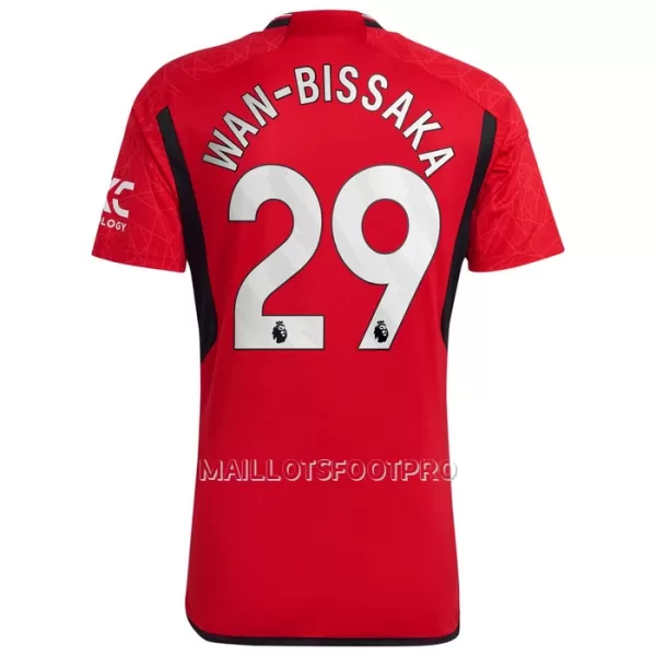 Maillot Manchester United Wan-Bissaka 29 Homme Domicile 2023-24