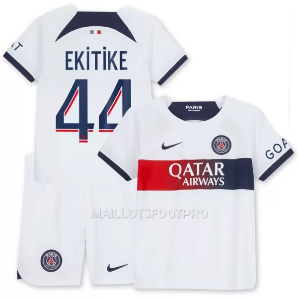 Maillot Paris Saint-Germain Ekitike 44 Enfant Extérieur 2023-24