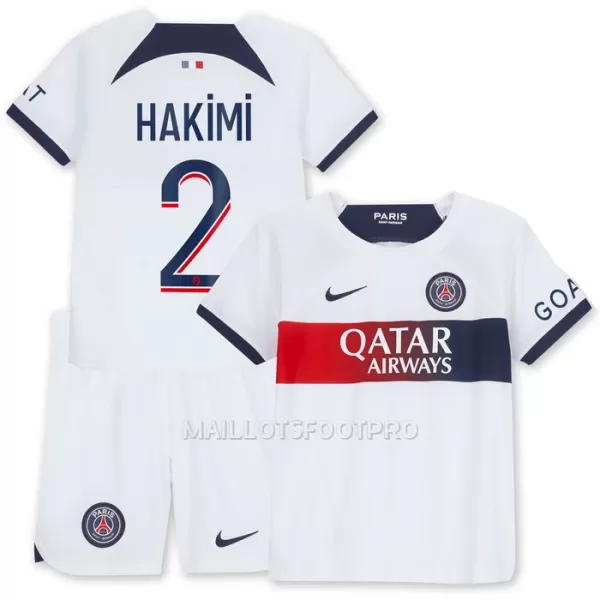 Maillot Paris Saint-Germain Hakimi 2 Enfant Extérieur 2023-24