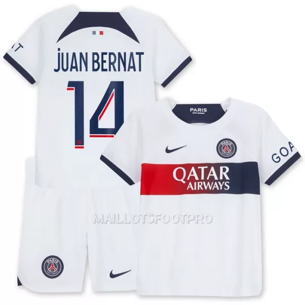 Maillot Paris Saint-Germain Juan Bernat 14 Enfant Extérieur 2023-24