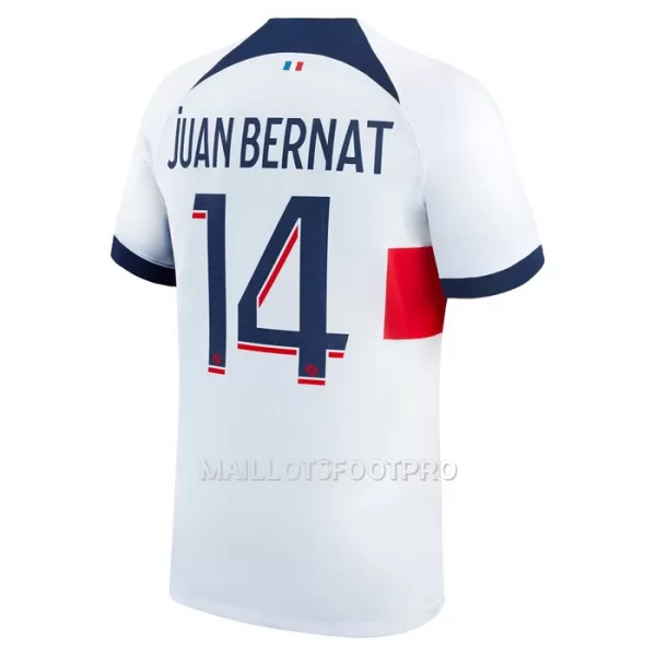 Maillot Paris Saint-Germain Juan Bernat 14 Homme Extérieur 2023-24