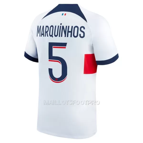 Maillot Paris Saint-Germain Marquinhos 5 Homme Extérieur 2023-24