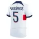 Maillot Paris Saint-Germain Marquinhos 5 Homme Extérieur 2023-24