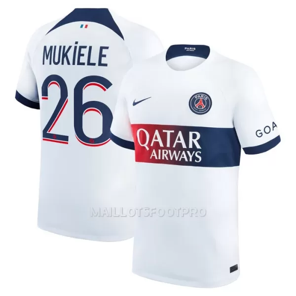 Maillot Paris Saint-Germain Mukiele 26 Homme Extérieur 2023-24