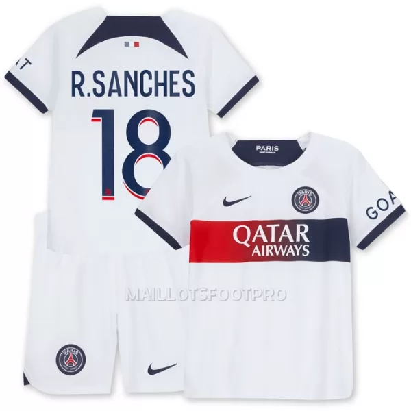 Maillot Paris Saint-Germain R.Sanches 18 Enfant Extérieur 2023-24