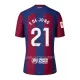 Maillot FC Barcelone Frenkie de Jong 21 Enfant Domicile 2023-24