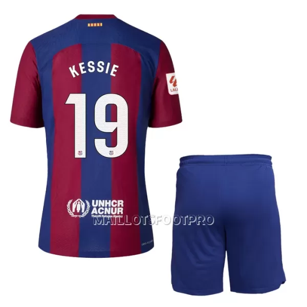 Maillot FC Barcelone Kessie 19 Enfant Domicile 2023-24