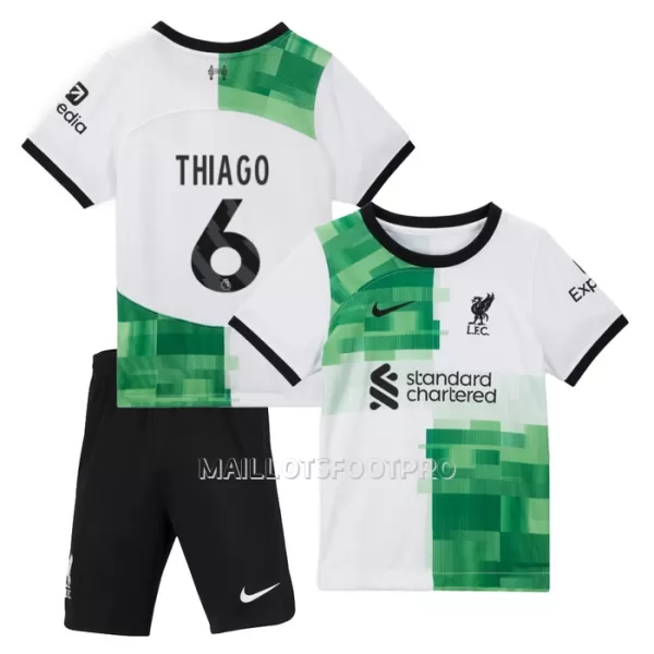 Maillot Liverpool Thiago 6 Enfant Extérieur 2023-24