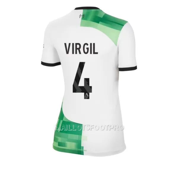 Maillot Liverpool Virgil 4 Femme Extérieur 2023-24