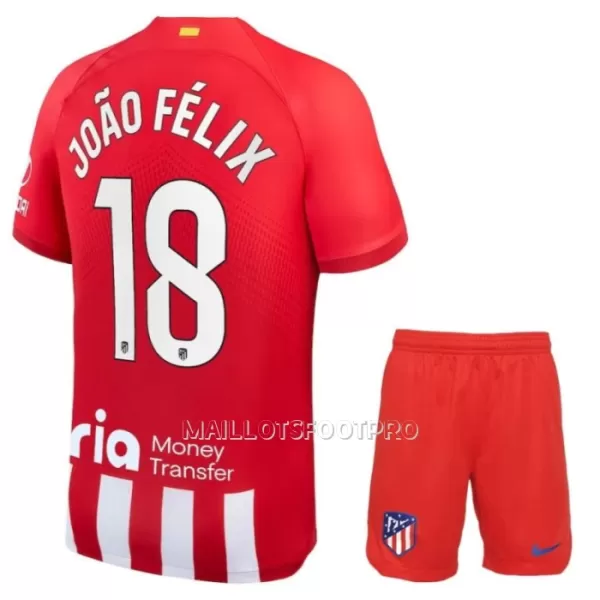 Maillot Atlético Madrid João Félix 18 Enfant Domicile 2023-24