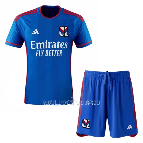 Maillot Olympique Lyonnais Enfant Extérieur 2023-24