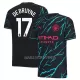 Maillot Manchester City De Bruyne 17 Homme Third 2023-24