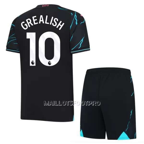 Maillot Manchester City Grealish 10 Enfant Third 2023-24