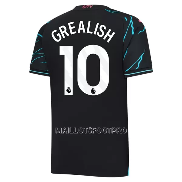 Maillot Manchester City Grealish 10 Enfant Third 2023-24