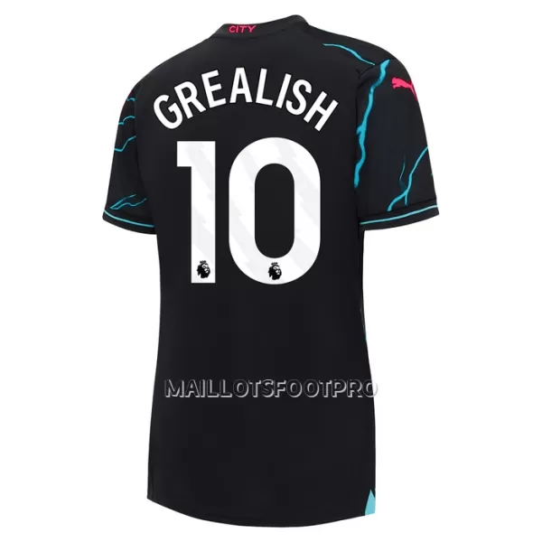 Maillot Manchester City Grealish 10 Femme Third 2023-24