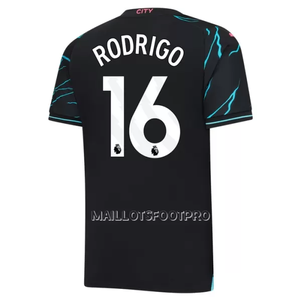 Maillot Manchester City Rodrigo 16 Enfant Third 2023-24