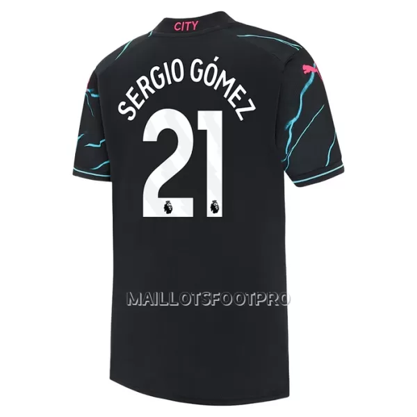 Maillot Manchester City Sergio Gomez 21 Homme Third 2023-24