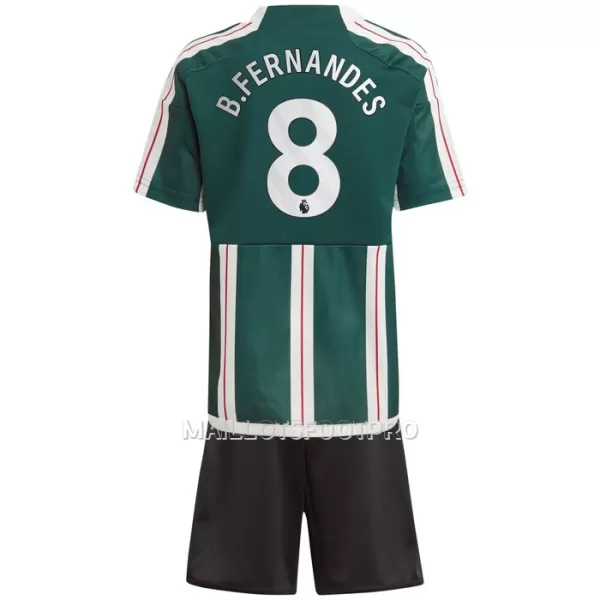 Maillot Manchester United Bruno Fernandes 8 Enfant Extérieur 2023-24