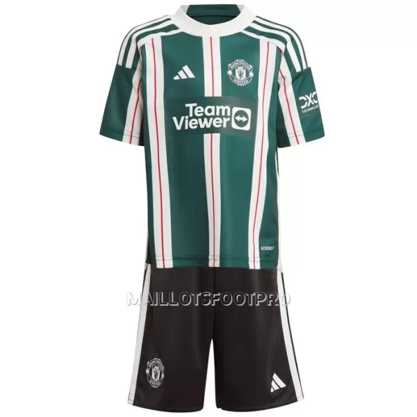 Maillot Manchester United Bruno Fernandes 8 Enfant Extérieur 2023-24