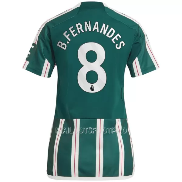 Maillot Manchester United Bruno Fernandes 8 Femme Extérieur 2023-24