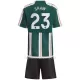 Maillot Manchester United Shaw 23 Enfant Extérieur 2023-24