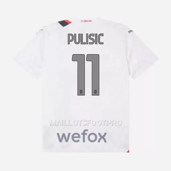 Maillot AC Milan Pulisic 11 Enfant Extérieur 2023-24