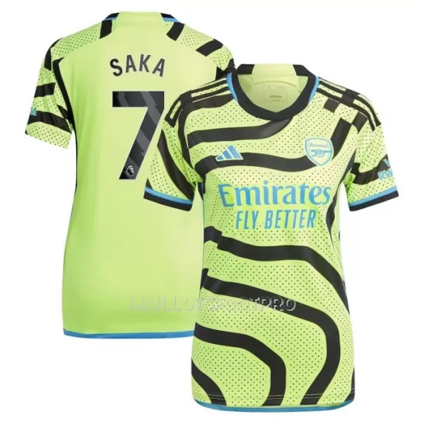 Maillot Arsenal Saka 7 Femme Extérieur 2023-24