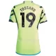 Maillot Arsenal Tossard 19 Homme Extérieur 2023-24