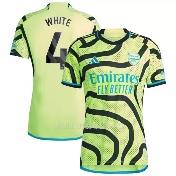 Maillot Arsenal White 4 Homme Extérieur 2023-24